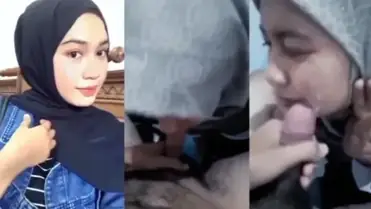 Hijab Cantik Sepong Habis Sampai Crot Di Muka Polos